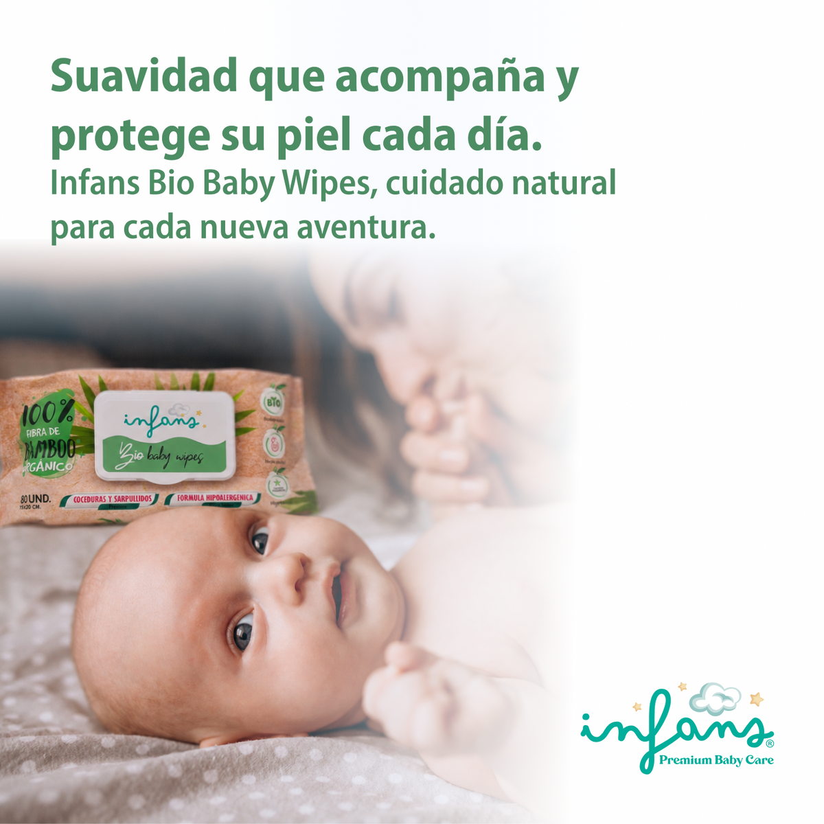 Toallitas Infans Bio 2x80 – 160 Unidades