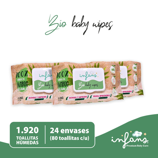Toalla Húmeda Infans Bamboo Bio 3x80 – 240 Unidades