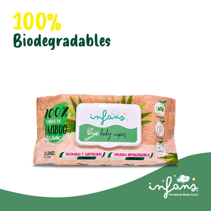 Toalla Húmeda Infans Bamboo Bio 3x80 – 240 Unidades