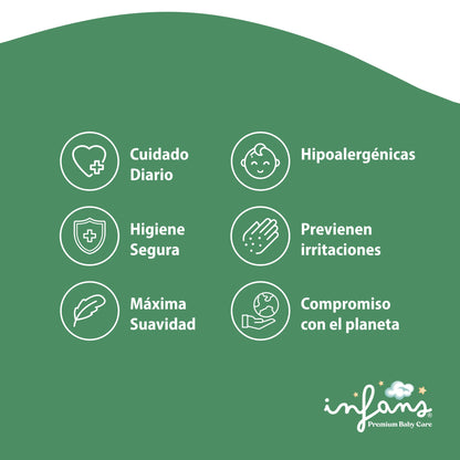 Toalla Húmeda Infans Bamboo Bio 3x80 – 240 Unidades
