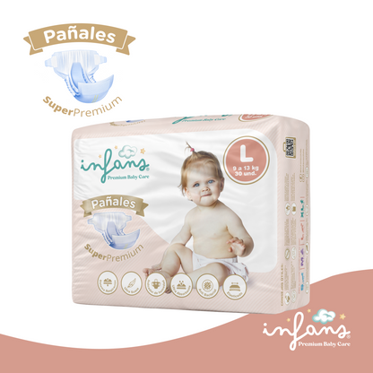 Pañal Infans Super Premium Talla XL 2x30 – 60 Unidades