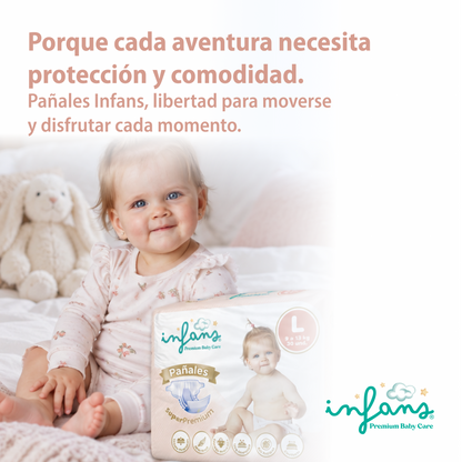 Pañal Infans Super Premium Talla L 8x30 – 240 Unidades