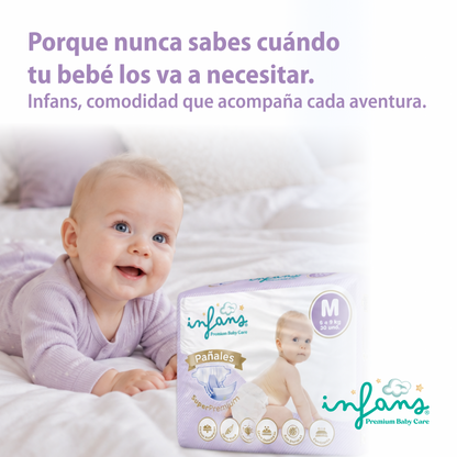 Pañal Infans Super Premium Talla M 8x30 – 240 Unidades