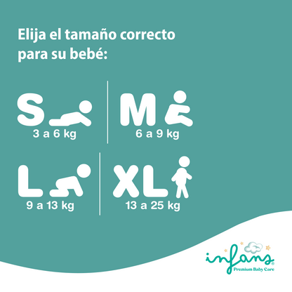 Pañal Infans Super Premium Talla XL 2x30 – 60 Unidades