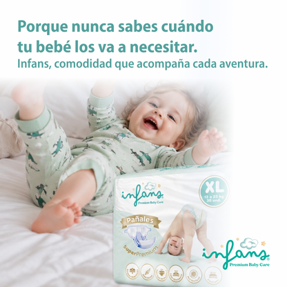 Pañal Infans Super Premium Talla XL 8x30 – 240 Unidades