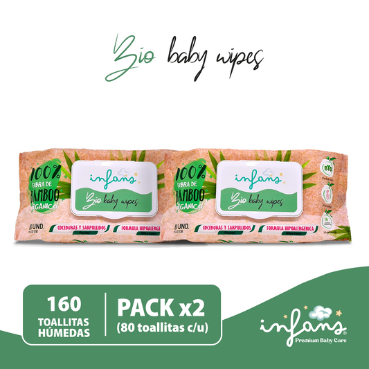 Toallitas Infans Bio 2x80 – 160 Unidades