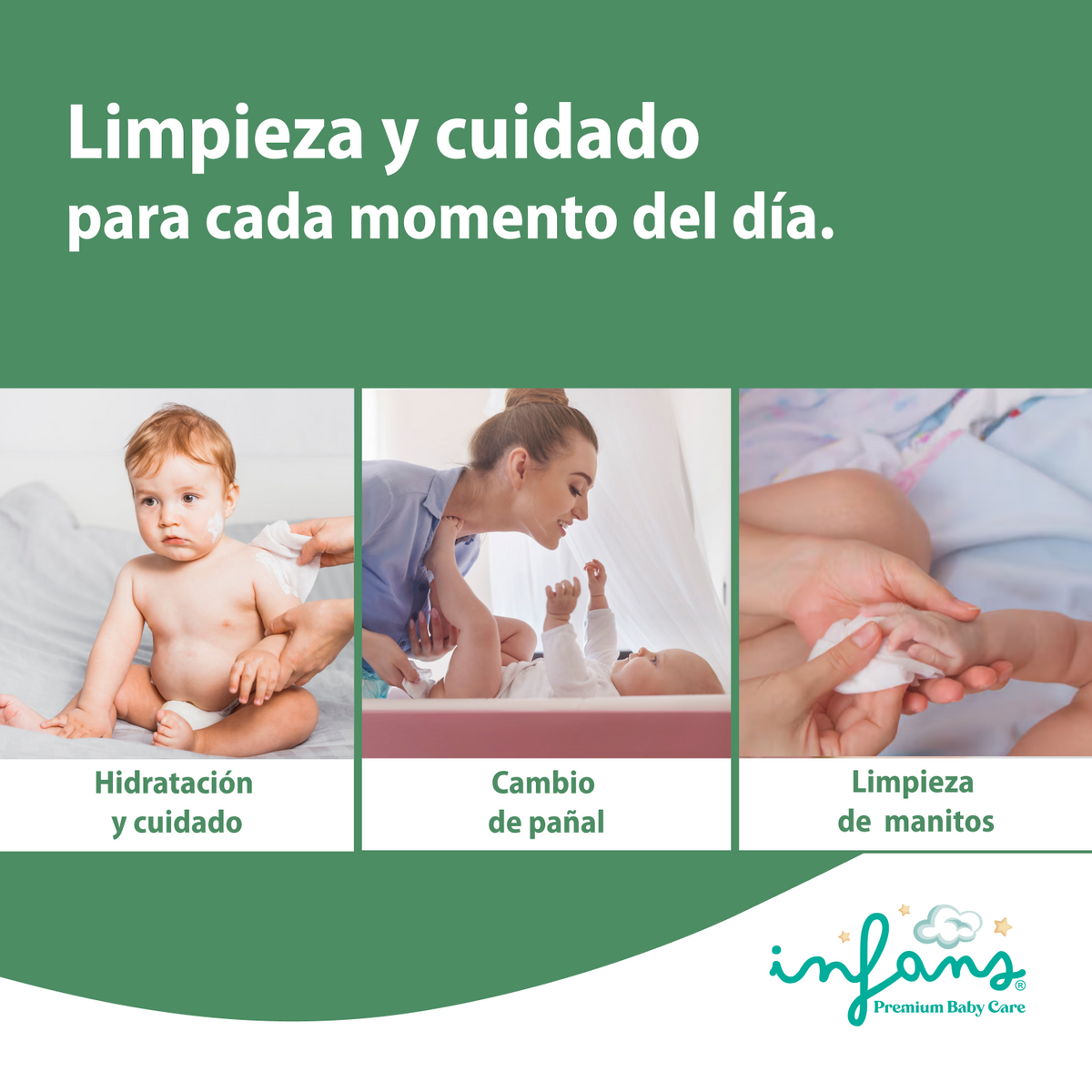 Toallitas Infans Bio 2x80 – 160 Unidades